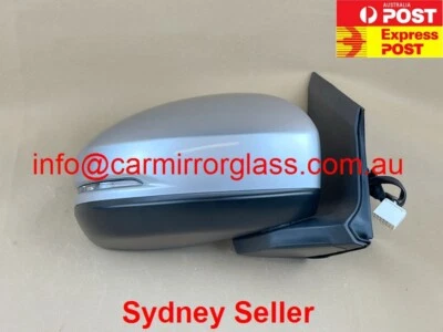 NUEVO ESPEJO RETROVISOR PUERTA HONDA CITY GM 2014-2020 (LADO DERECHO, plegable manual, plateado Foto 1 de 2