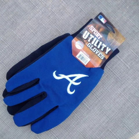 MLB ATLANTA BRAVES LOGO SPORT UTILITY WORK GLOVES GRIP Cover