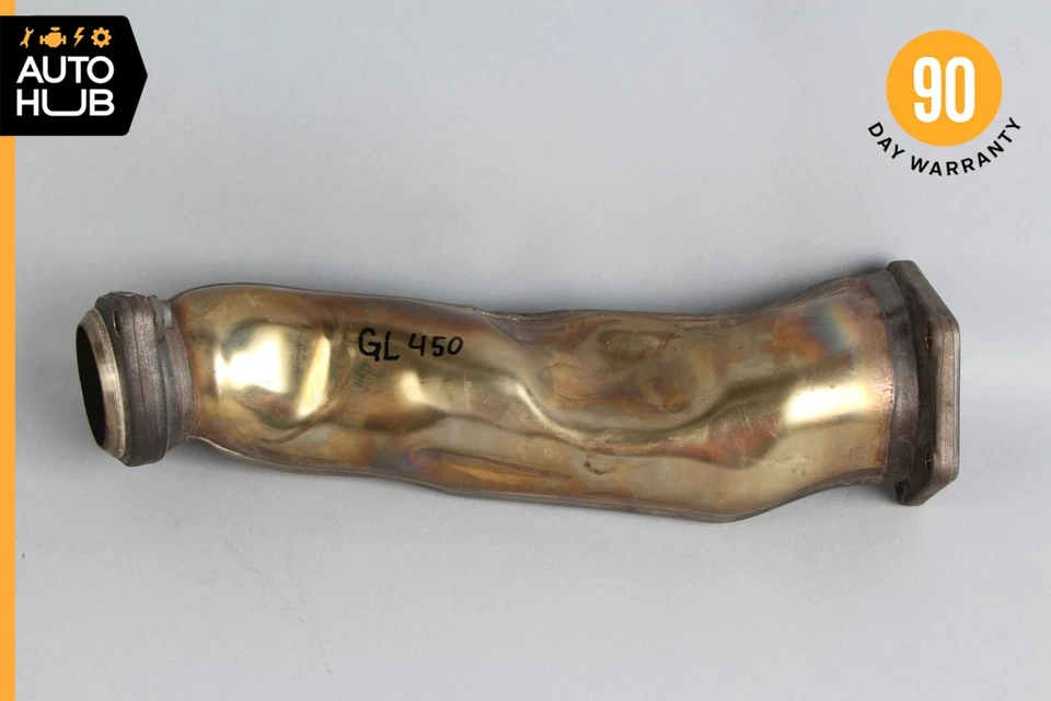 Tubo de escape delantero derecho del motor Mercedes X166 GL450 ML63 AMG 12-19 FABRICANTE DE EQUIPOS ORIGINALES Foto 1 de 4