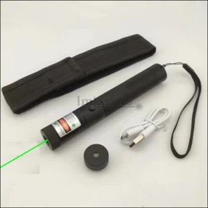 Laser Pointer Adjustable Focus Light Visible Beam w / Cover Rechargeable - Bild 1 von 12