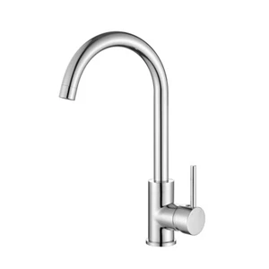 Decaura Kitchen Mixer Tap Sink Taps Laundry Faucet Swivel Gooseneck Chrome - Picture 1 of 7