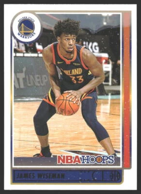 James Wiseman #58 2021-22 Hoops Winter Golden State Warriors - Image 1 of 2