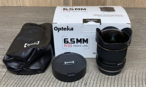 Opteka Fisheye Camara Lens 6.5MM F/3.5 Canon EOS Ultra Wide Angle Works Perfect - Picture 1 of 6