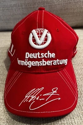 Кепка гоночная Михаэля Шумахера Ferrari Deutsche Vermogensberatung Formula 1 '00s - Изображение 1 из 4