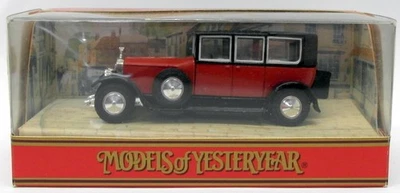 Matchbox Models Of Yesteryear Diecast Y-36 - Rolls Royce Phantom I - Black Red - Image 1 of 2