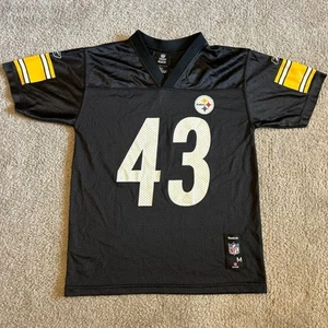 Vintage Troy Polamalu Pittsburgh Steelers Reebok Youth NFL Football Jersey - Picture 1 of 8