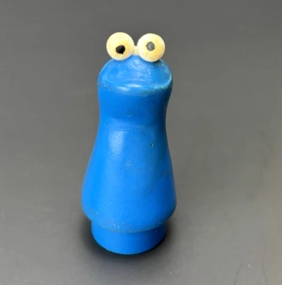 Juguete de plástico Fisher Price Little People Sesame Street Cookie Monster vintage 1976 Foto 1 de 4