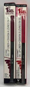 2PC Wet n Wild Perfectpout Gel Lip Liner ~ Plum Together & Red The Scene ~ READ - Picture 1 of 3