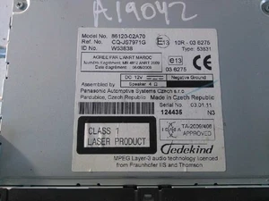 861201A230 sistema radio per TOYOTA AURIS 1.4 D-4D (NDE150 ) 2010 218356 - Picture 1 of 18