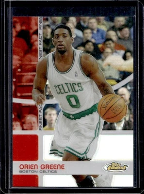 2005-06 Finest Orien Greene Fact Refractor Rookie RC #103/199 Celtics - Image 1 of 2