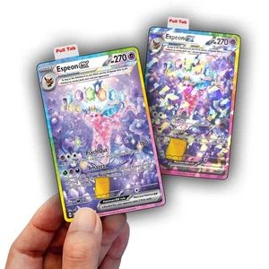 Terastal Espeon Kreditkarten Skin - Hochglanz Vinyl Aufkleber Sticker Cover - Bild 1 von 5