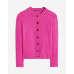 Boden Callie Crochet Trim Cardigan - Tickled Pink XL - Picture 1 of 7