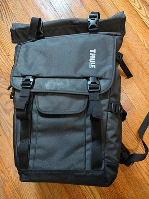 Thule Sweden Covert DSLR Rolltop Backpack, Dark Shadow (TCDK-101) - Image 1 of 4