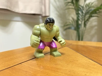 LEGO Minifigure sh0643 Incredible Hulk LARGE FIGURE Magenta Pants (Figure Only) - Image 1 of 4