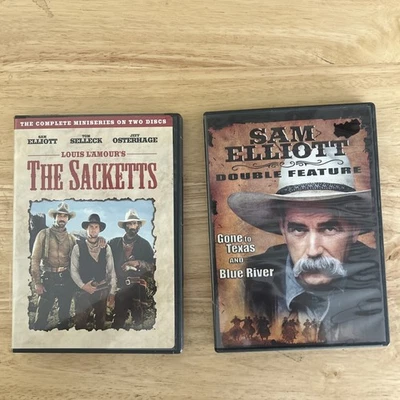 The Sacketts (Miniseries) + Sam Elliott Double Feature (DVD)Authentic US Release - Image 1 of 4