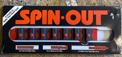 Spin Out Puzzle Vintage 1987 Brain Teaser Game Binary Arts by William Keister - Image 1 of 4