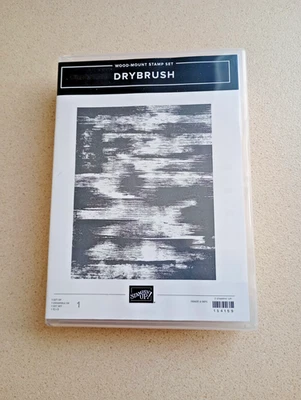 Stampin' up' Drybrush Wood-Mount Stamp set New - Image 1 of 3