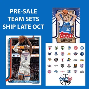 2025-26 Topps NBA Flagship Team Set Pre-Sale Charlotte Hornets LaMelo Ball - Picture 1 of 3