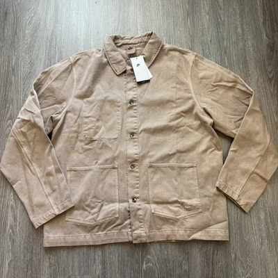 Nike Life Chore Abrigo Chaqueta de Lona Cáñamo Caqui 2024 FZ6573-200 Talla XL $150 NUEVO CON ETIQUETAS Foto 1 de 4