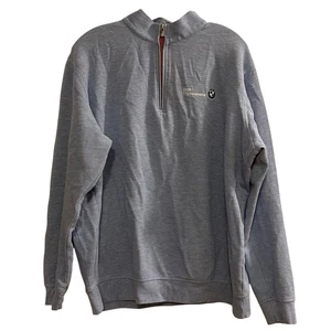Maglione felpa Peter Millar uomo XL blu erica BMW Championship 1/4 zip - Foto 1 di 10