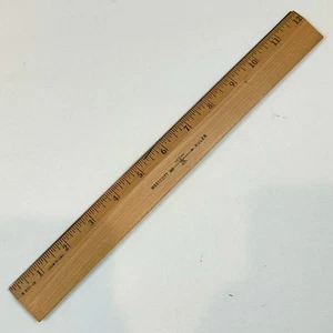 Regla de madera Westcott 12" R501-12 EE. UU. - Imagen 1 de 5