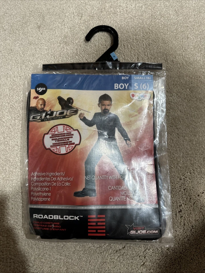 G.I. Joe Roadblock Boys Halloween Costume Retaliation Jumpsuit Size Small 6 NEW - Image 1 of 1