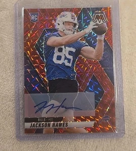 2025 Mosaic Jackson Hawes Red Auto RC #/199 Bills Rookie Autograph #334 - Bild 1 von 4