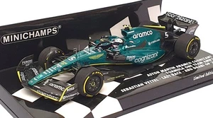 Minichamps 1/43 Scale 417 222205 F1 Aston Martin Last Race Abu Dhabi 2022 Vettel - Picture 1 of 5