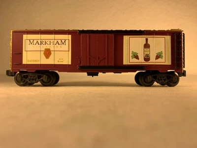 K-LINE 'O/O-27' 3-RAIL #K645-5901, MARKHAM VINEYARDS CLASSIC REEFER, NIB - Image 1 of 4