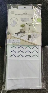 Aufrollbare Make-up & Zubehör Waschbecken Matte Organizer für Bad oder Küche Weiß - Bild 1 von 4