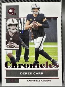2021 Panini Chronicles Derek Carr #62 Pink Las Vegas Raiders - Picture 1 of 4