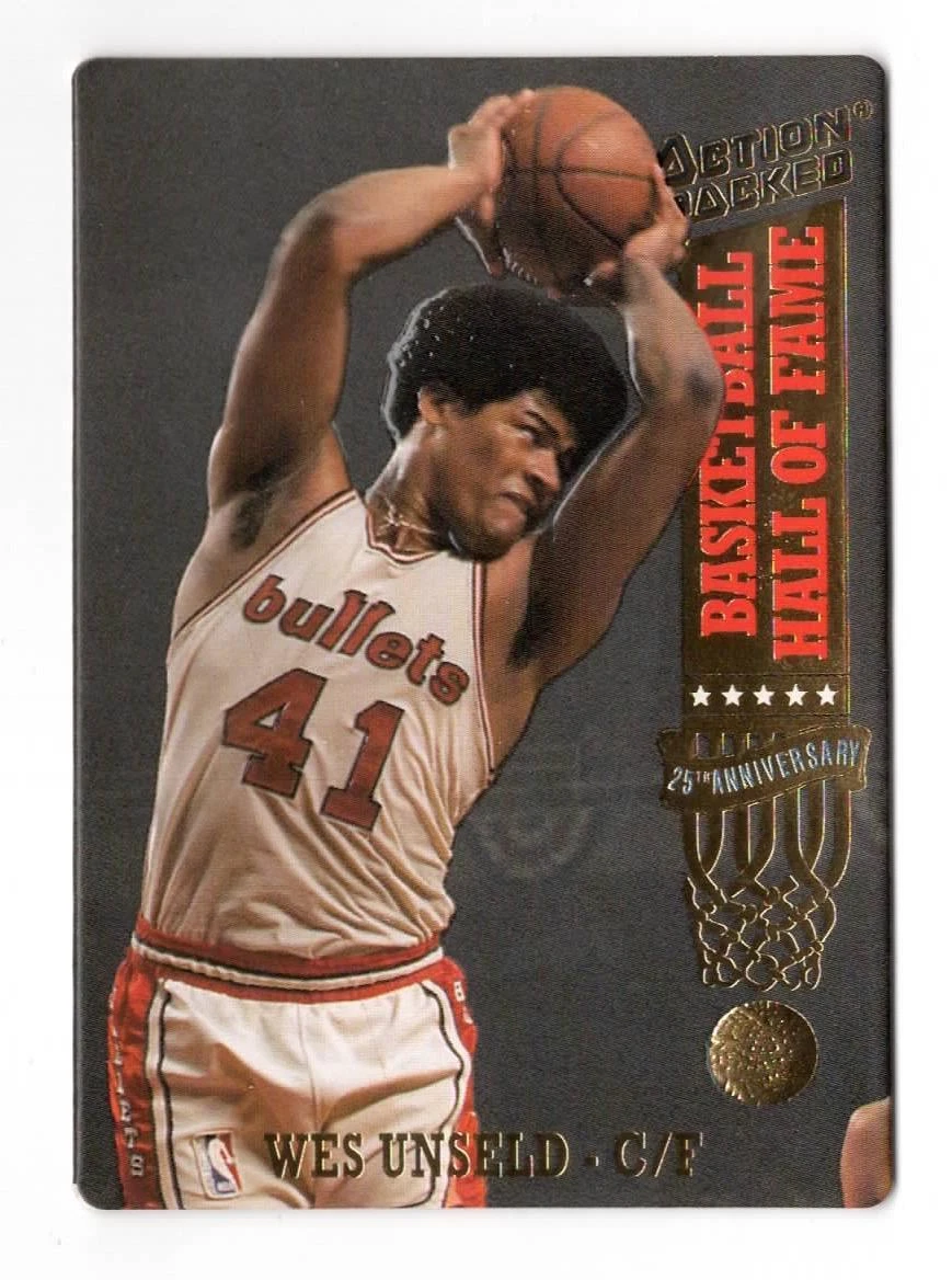 1993 Action Packed Hall of Fame Wes Unseld Washington Bullets #51 Excellent