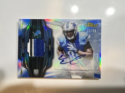 2014 Topps platinum Eric Ebron rookie autograph 66/99 - Image 1 of 2