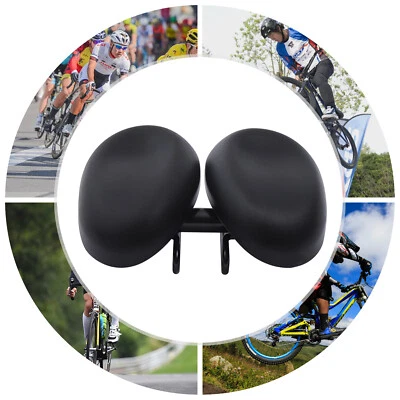 Bicycle Seat Sto?d?mpfung Dual Pad Saddle Soft Adjustable Bicycle Saddle NEW - Image 1 of 4