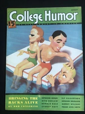 College humor magazine August 1937 - Image 1 of 2