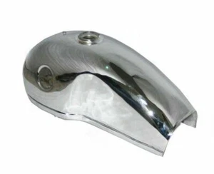 Gas Petrol Fuel Tank Chrome Plated Benelli Mojave Cafe Racer 260 360 - Foto 1 di 4
