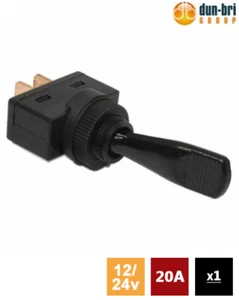 DBG 270.002 ON/OFF 12/24V SP Interruttore a levetta in plastica Ø12,5mm - Confezione da 1 - Foto 1 di 1