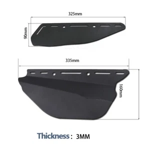 Black Side Mudguard Protection Cover For Triumph Tiger 1200/Tiger1200 GT 2022- - Imagen 1 de 4