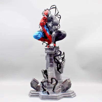 🕷️ Symbiote Spider-Man Action Figure PVC 38cm - Collezione 🕷️ - Immagine 1 di 4