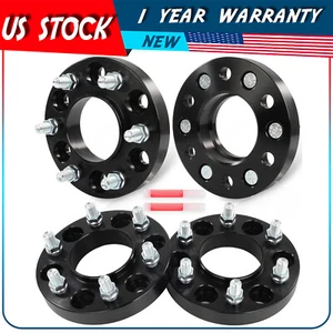 4 Pcs 1" 6x135mm M14x1.5 Wheel Spacers 87.1mm For Ford Expedition 2015 2016-2025 - Picture 1 of 10
