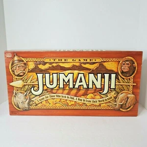 JUMANJI Movie Board Game - Vintage 1995 Milton Bradley - Complete & Nice - Picture 1 of 9
