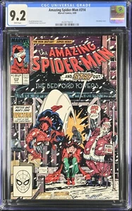 AMAZING SPIDER-MAN #314 - CGC 9.2 Todd McFarlane Christmas Cover Marvel 4/89 - Picture 1 of 2