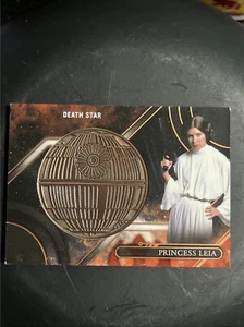 Star Wars Galactic Files Medallion Bronze Death Star/Princess Leia - Picture 1 of 2