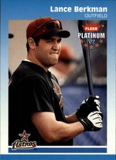 2002 Fleer Platinum Baseball #185 Lance Berkman