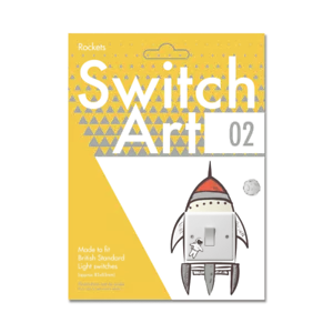 Light Switch Art Stickers - Rockets - Picture 1 of 3