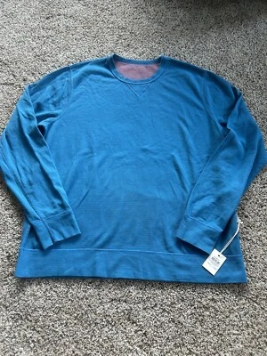 *NEW* FOSSIL size XL men’s SWEATSHIRT COOPER REVERSIBLE LIGHT-WEIGHT  NEW X24 — 第 1/4 张图片