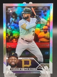 2023 Topps Update Canaan Smith-Njigba RC Rainbow Foil #US187 Pirates 
