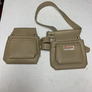 Grizzly Industrial Tool Belt Leather Brown Buckle - Picture 1 of 13