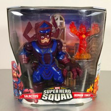 Marvel Super Hero Squad GALACTUS & HUMAN TORCH Mega-Pack Fantastic Four
