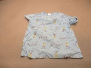 Hanna Andersson Size 8 Boys Blue 100% Organic Cotton Short Sleeve T-Shirt 204 - Picture 1 of 7